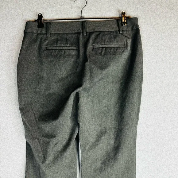 Talbots Womans 10P Petite Curvy Barely Boot Cut Dress Pants Grey Thick Stretch - Picture 6 of 7
